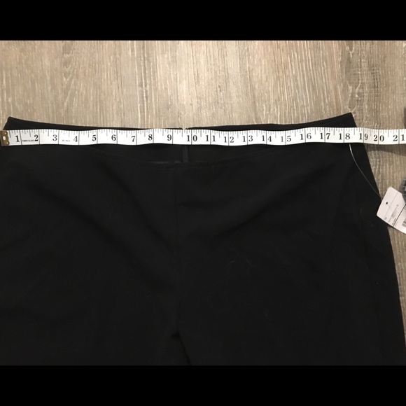 Bisou Bisou Black work pants 14 NWT - Picture 7 of 7